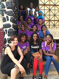 In Northern Mozambique, providing technical assistance to a girls empowerment program